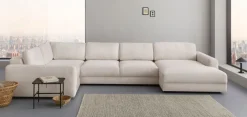 Home affaire Wohnlandschaft »Bloomfield, Mega Polsterecke, Breite 390cm, viel Platz, U-Form« In verschiedenen Größen bestellbar