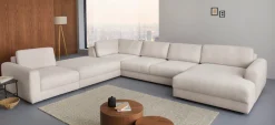 Home affaire Wohnlandschaft »Bloomfield, Mega Polsterecke, Breite 390cm, viel Platz, U-Form« In verschiedenen Größen bestellbar