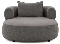 Home affaire XXL-Sessel »LUSSAC Loveseat extra tief, große Sitzfläche, Maße B/T/H: 123/158/78cm« hoher Sitzkomfort und modernes Design, Sofa ohne Bettfunktion