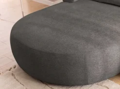 Home affaire XXL-Sessel »LUSSAC Loveseat extra tief, große Sitzfläche, Maße B/T/H: 123/158/78cm« hoher Sitzkomfort und modernes Design, Sofa ohne Bettfunktion