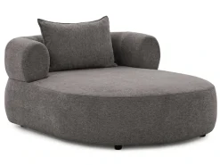 Home affaire XXL-Sessel »LUSSAC Loveseat extra tief, große Sitzfläche, Maße B/T/H: 123/158/78cm« hoher Sitzkomfort und modernes Design, Sofa ohne Bettfunktion