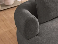 Home affaire XXL-Sessel »LUSSAC Loveseat extra tief, große Sitzfläche, Maße B/T/H: 123/158/78cm« hoher Sitzkomfort und modernes Design, Sofa ohne Bettfunktion