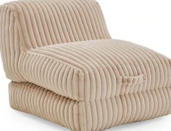 Home affaire XXL-Sessel »Pia« Loungesessel in Megacord, 2 Größen, Schlaffunktion und Pouf-Funktion