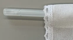 HOME WOHNIDEEN Türvorhang »TONI« Stangendurchzug 1 Stk. tlg. Türvorhang mit Häkeleinsätzen