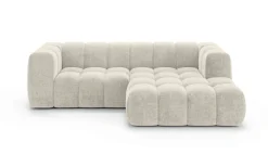 homsy by Ana Johnson Ecksofa »»L« BOUBELLE L-Form, Design-Sofa, Bubble-Optik, Breite 247 cm« hoher Sitzkomfort dank Wellenunterfederung, L Sitztiefe 63 cm