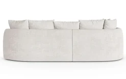 homsy by Ana Johnson Ecksofa »PEBBLA L-Form mit vielen Kissen, modernes Design, Bezug- Struktur« Breite 267 cm, Design-Sofa mit Ottomane recht/links bestellbar