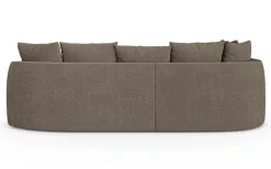 homsy by Ana Johnson Ecksofa »PEBBLA L-Form mit vielen Kissen, modernes Design, Bezug- Boucle« Breite 267 cm, Design-Sofa mit Ottomane recht/links bestellbar