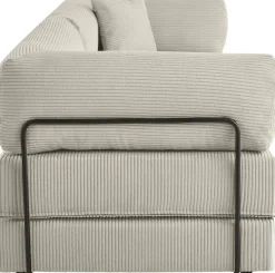 homsy by Ana Johnson Schlafsofa »Folda Dauerschläfer, B: 206 cm, Liegefl. 181x198 cm« mit Bett-/Schlaffunktion, inkl. 1x Zierkissen, Tonnentaschenfederkern