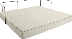 homsy by Ana Johnson Schlafsofa »Folda Dauerschläfer, B: 206 cm, Liegefl. 181x198 cm« mit Bett-/Schlaffunktion, inkl. 1x Zierkissen, Tonnentaschenfederkern