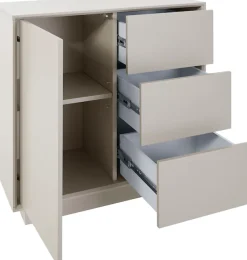 homsy by Ana Johnson Sideboard »Storvia« seidenmatte Lackierung, geräuschlose Soft-Close-Schubladen, B 85 cm