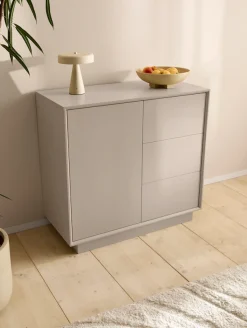 homsy by Ana Johnson Sideboard »Storvia« seidenmatte Lackierung, geräuschlose Soft-Close-Schubladen, B 85 cm