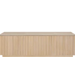 homsy by Ana Johnson TV-Schrank »Solva« Holzoptik aus Esche, geriffelte Front, Keramikplatte, Breite 138 cm