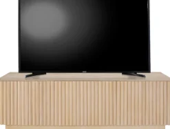 homsy by Ana Johnson TV-Schrank »Solva« Holzoptik aus Esche, geriffelte Front, Keramikplatte, Breite 138 cm
