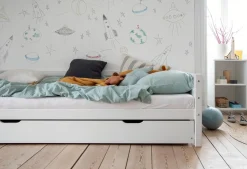 Hoppekids Daybett »Kinderbett ECO Dream, Einzelbett, Juniorbett 90x200« Bett,Weiß, Grün, Blau, Rosa, Grau