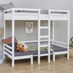 Hoppekids Hochbett »ECO Dream, Kinderbett mit Funktion - Praktisch & flexibel« Unteres Bett nutzbar als Bett oder Sitzgruppe. 90x200