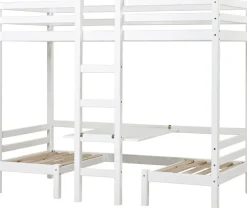 Hoppekids Hochbett »ECO Dream, Kinderbett mit Funktion - Praktisch & flexibel« Unteres Bett nutzbar als Bett oder Sitzgruppe. 90x200