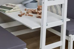 Hoppekids Hochbett »ECO Dream, Kinderbett mit Funktion - Praktisch & flexibel« Unteres Bett nutzbar als Bett oder Sitzgruppe. 90x200