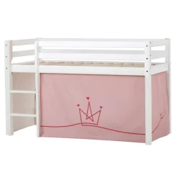 Hoppekids Hochbett »ECO Dream, Kinderbett, Spielbett, Halbhohes Bett aus Massivholz« inkl. Vorhang-Set Creator, Bettgröße & Matratze wählbar