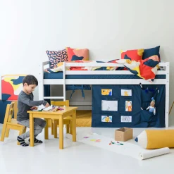 Hoppekids Hochbett »ECO Dream MY COLOR« Set, Bett,90x200, umbaubar in Einzelbett, 4 Farben