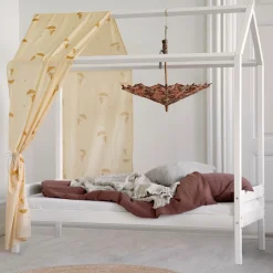 Hoppekids Kinderbett »ECO Comfort Bett« Hausbett mit Dach wahlweise mit Rausfallschutz
