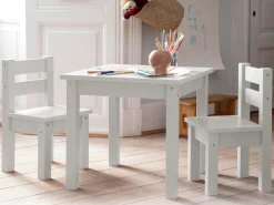 Hoppekids Kindersitzgruppe »MADS Kindersitzgruppe« Set, 1 Tisch, 2 Stühle, 3 Stk. tlg. in vielen Farben, mit zwei Stühlen
