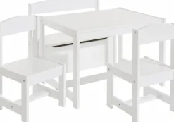 Hoppekids Kindersitzgruppe »MATHILDE« Set, 4 Stk. tlg. mit 2 Stühlen, Tisch & Bank mit Stauraum