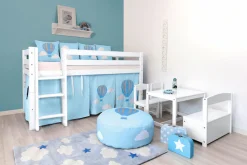Hoppekids Kindersitzgruppe »MATHILDE« Set, 4 Stk. tlg. mit 2 Stühlen, Tisch & Bank mit Stauraum