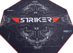 Hyrican Bodenschutzmatte »Hyrican Striker Gaming Stuhlunterlage/Bodenschutzmatte 1100x1100x2mm« 8- eckige Form