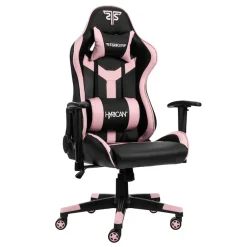 Hyrican Gaming-Stuhl »"Striker Copilot" schwarz/pink, Kunstleder, ergonomischer Gamingstuhl« () Bürostuhl, Schreibtischstuhl, geeignet für Jugendliche und Erwachsene