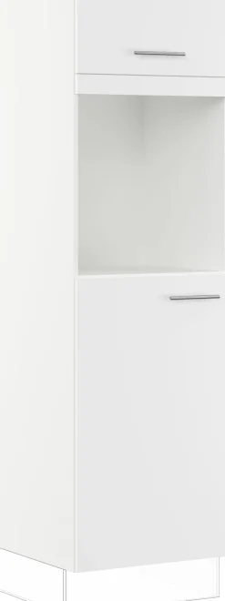 IMPULS KÜCHEN Backofen/Kühlumbauschrank »"Valencia & Tirana", Breite/Höhe: 60/190,7 cm« vormontiert, mit Klapptür, mit Drehtür