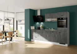 IMPULS KÜCHEN Backofenumbauschrank »"Prag", Breite/Höhe: 60/104,3 cm, mit Soft-Close« vormontiert, mit Auszug