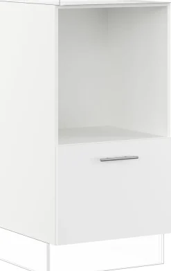 IMPULS KÜCHEN Backofenumbauschrank »"Valencia", Breite/Höhe: 60/104,3 cm, mit Soft-Close« vormontiert, mit Auszug