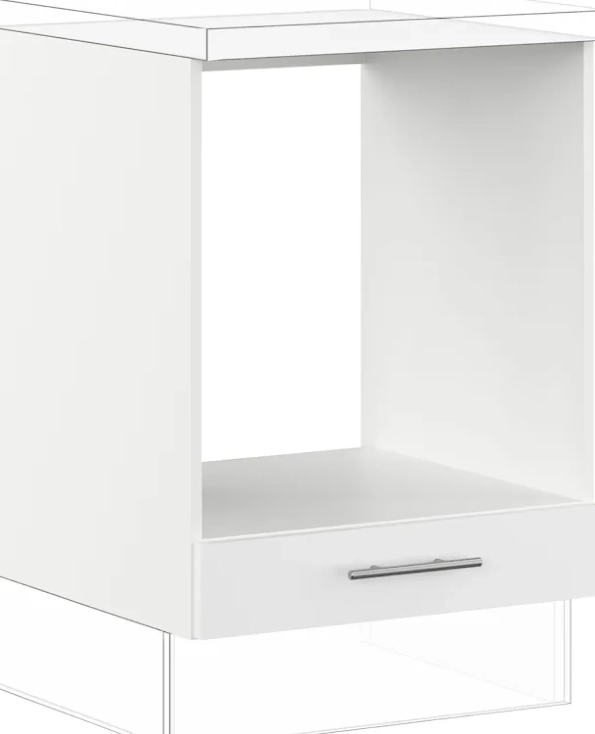 IMPULS KÜCHEN Herdumbauschrank »"Valencia", Breite/Höhe: 60/72,3 cm, mit Soft-Close« vormontiert, mit zusätzlichem Schubkasten