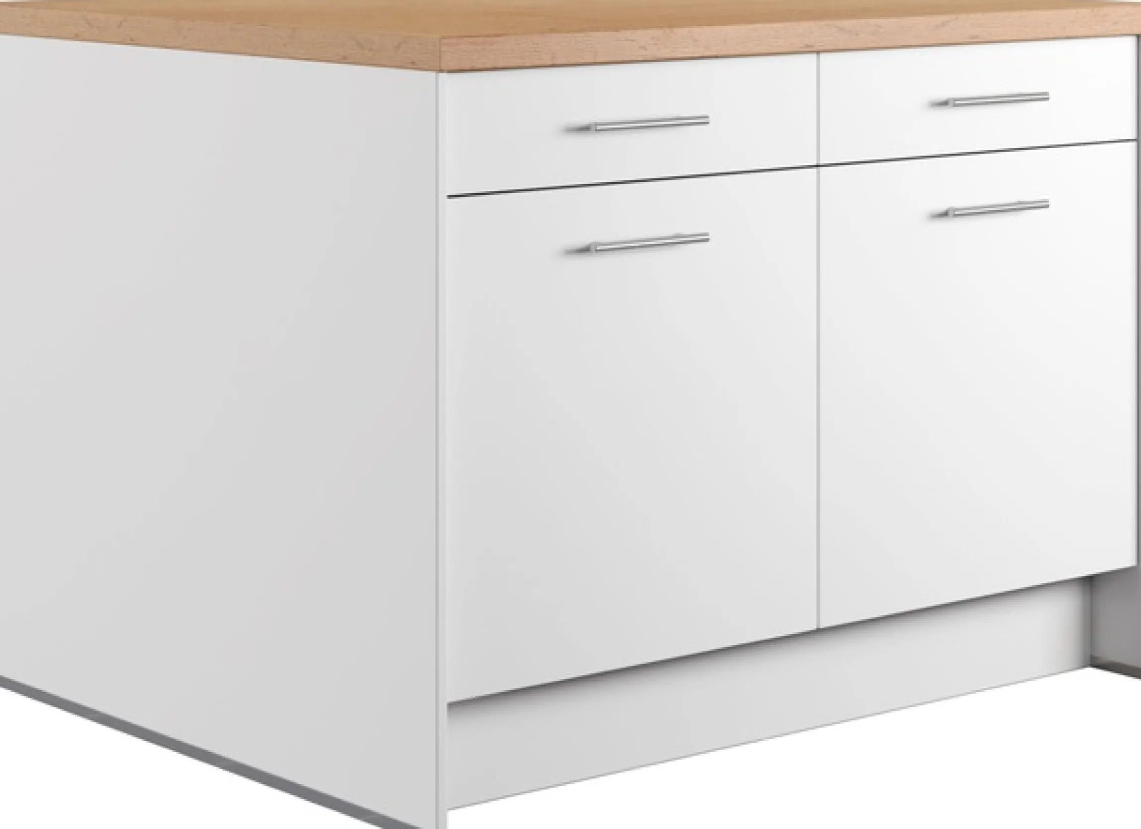 IMPULS KÜCHEN Kücheninsel »Kopenhagen, flexibel stellbar, Schubkästen mit Soft-Close« Set,vormontiert, mit Stauraum auf beiden Seiten, Breite 123 cm