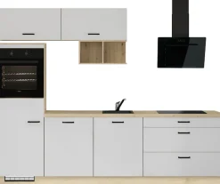 IMPULS KÜCHEN Küchenzeile »München, Ausrichtung wählbar, Schubkästen mit Soft-Close« Set,in verschiedenen Farben erhältlich, Breite 280 cm