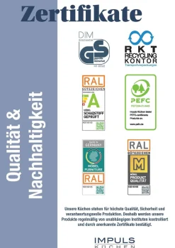 IMPULS KÜCHEN Küchenzeile »Prag, Ausrichtung wählbar, Schubkästen mit Soft-Close« Set,vormontiert, in verschiedenen Farben erhältlich, Breite 300 cm