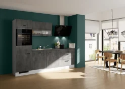 IMPULS KÜCHEN Küche »"Prag", Ausrichtung wählbar, Schubkästen mit Soft-Close,« vormontiert, wahlweise mit E-Geräten, mit Vollauszug, Breite 270 cm