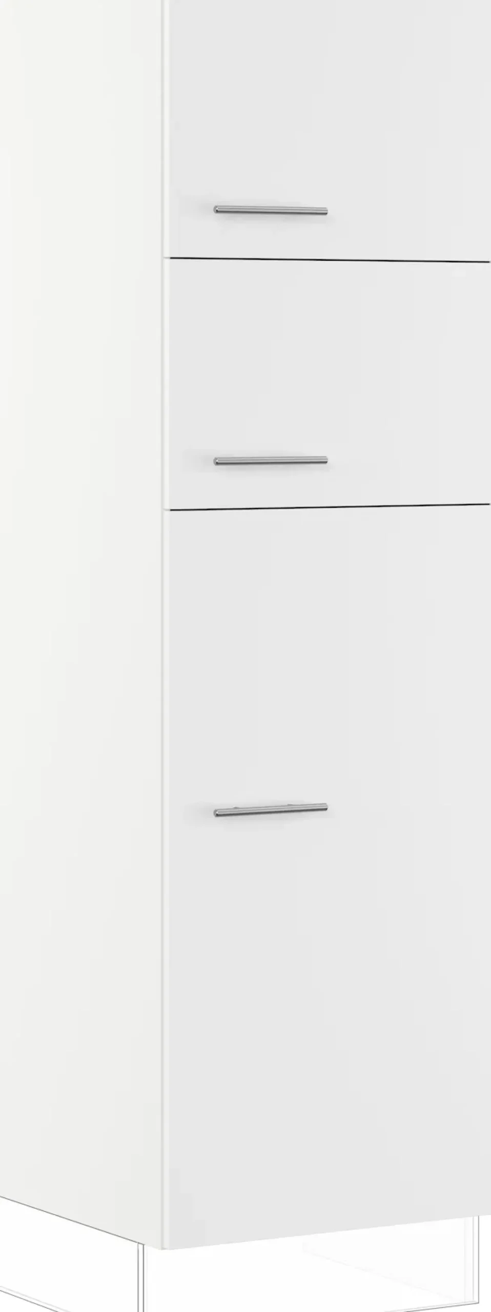 IMPULS KÜCHEN Kühlumbauschrank »"Valencia & Tirana", Breite/Höhe: 60/190,7 cm« vormontiert, mit Drehtüren