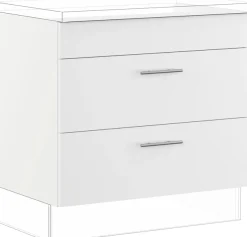 IMPULS KÜCHEN Kochfeldumbauschrank »"Valencia & Tirana", Breite/Höhe: 90/72,3 cm, mit Soft-Close« vormontiert, mit Soft-Close,