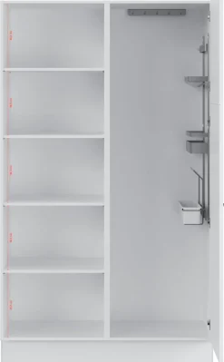 IMPULS KÜCHEN Mehrzweckschrank-Set »Warschau« Seitenschrank zur individuellen Ausstattung und offenes Regal, 3 Stk. tlg.