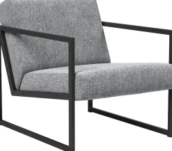 INNOVATION LIVING ™ Cocktailsessel »Vikko Designsessel, bequem, Industriedesign« moderner Stuhl, Sitz und Rücken aus hochelastischem Schaum
