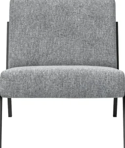 INNOVATION LIVING ™ Loungesessel »Vikko Designsessel, bequem, Industriedesign« Industriedesign mit schwarzen Metallbeinen