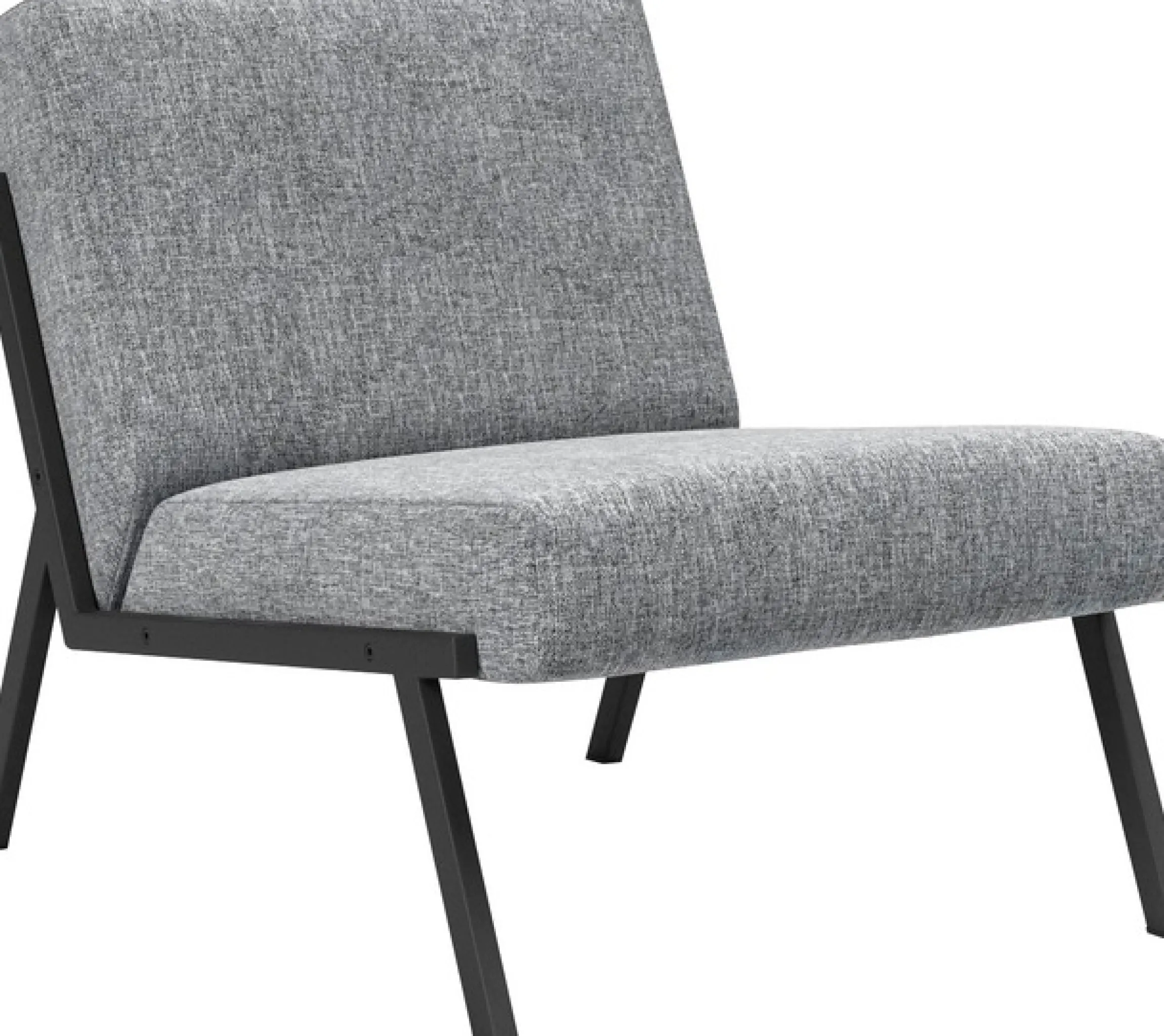INNOVATION LIVING ™ Loungesessel »Vikko Designsessel, bequem, Industriedesign« Industriedesign mit schwarzen Metallbeinen