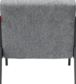 INNOVATION LIVING ™ Loungesessel »Vikko Designsessel, bequem, Industriedesign« Industriedesign mit schwarzen Metallbeinen