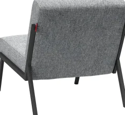 INNOVATION LIVING ™ Loungesessel »Vikko Designsessel, bequem, Industriedesign« Industriedesign mit schwarzen Metallbeinen