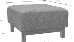INNOVATION LIVING ™ Polsterhocker moderner Stil, vielseitig einsetzbar