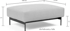 INNOVATION LIVING ™ Polsterhocker komfortabler Hocker, variabel einsetzbar