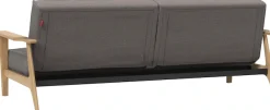 INNOVATION LIVING ™ Schlafsofa »Splitback Frej, Sofa mit Funktion, bequem mit Federkernunterfederung« mit stabilen Armlehnen aus Eichenholz, skandinavisches Design