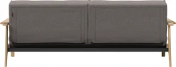 INNOVATION LIVING ™ Schlafsofa »Splitback Frej, Sofa mit Funktion, bequem mit Federkernunterfederung« mit stabilen Armlehnen aus Eichenholz, skandinavisches Design