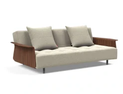INNOVATION LIVING ™ Schlafsofa »Longhorn, Gästebett, Couch, Tagesliege, Bettsofa,« Schlaf-, Relax-, oder Sitzposition, Armlehnen, Liegefläche 140x200 cm